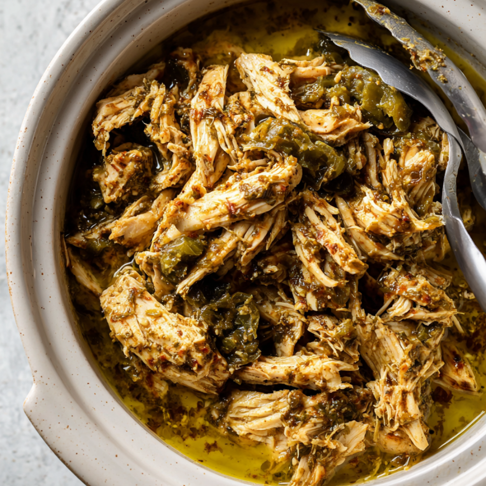 Crockpot Salsa Verde Chicken-slow cooker