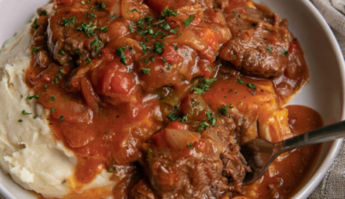 Crockpot Swiss Steak-plated