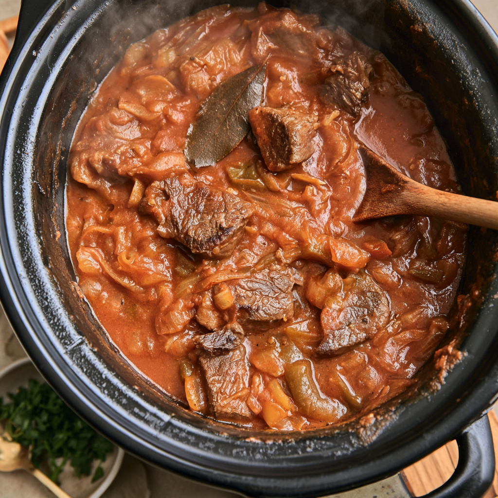 Crockpot Swiss Steak-slow cooker