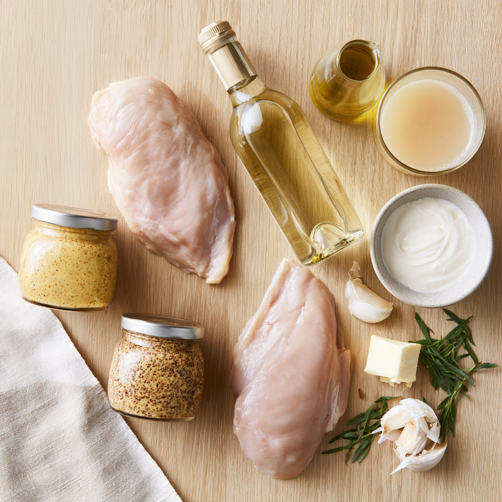 Dijon Mustard Chicken-ingredients