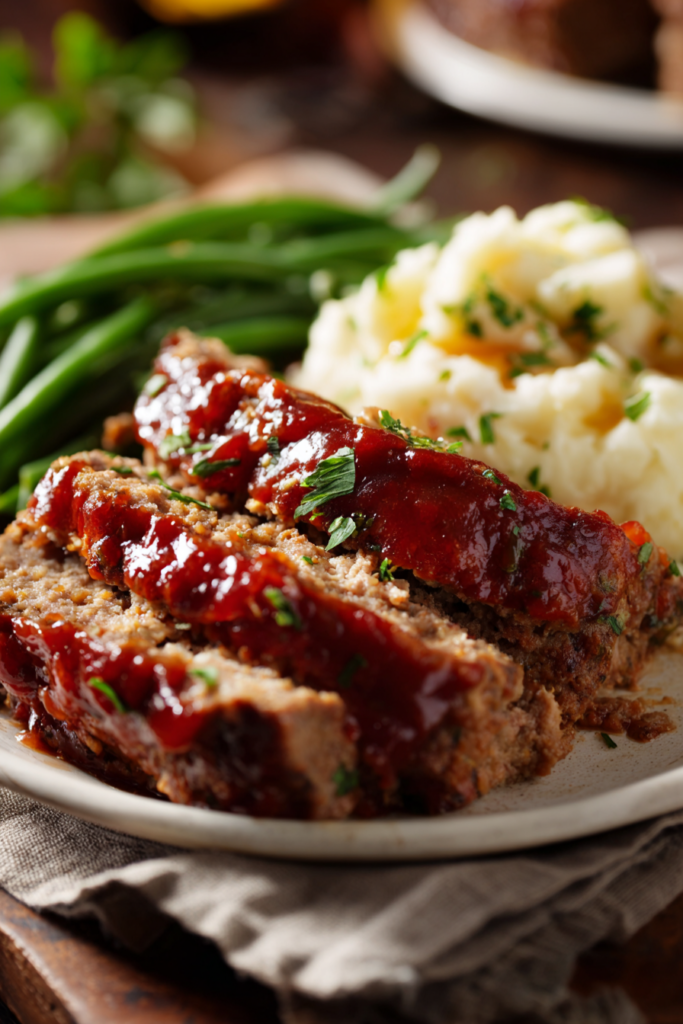 Easy Meatloaf Recipe-plated