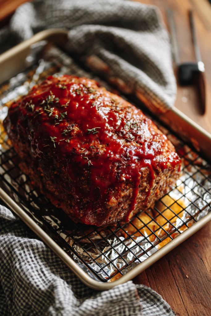 Easy Meatloaf Recipe-shaped
