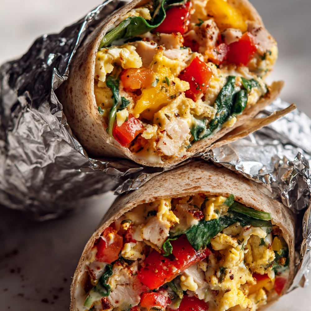 Egg White, Turkey, and Provolone Wrap