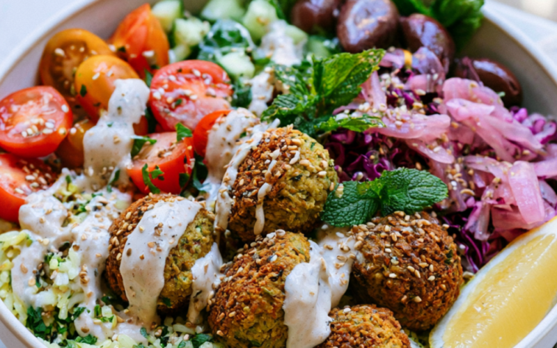 Falafel Bowl Recipe-Vegan