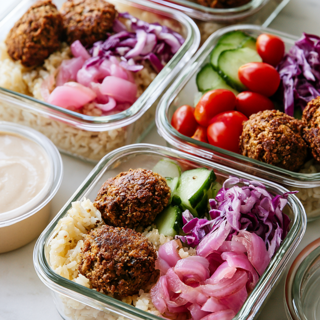Falafel Bowl Recipe-meal prep