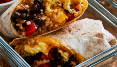 Freezer-Friendly Vegetarian Breakfast Burritos