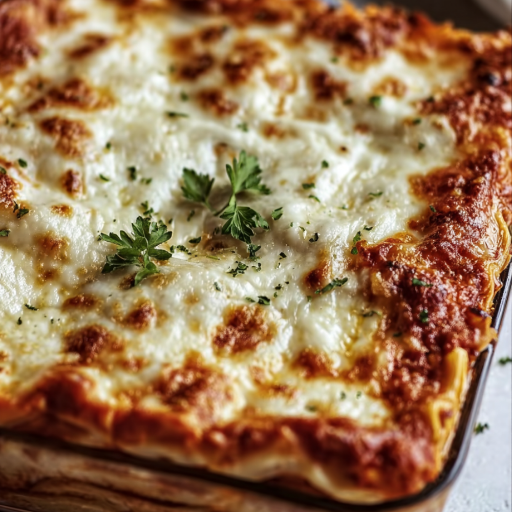 Freezer Lasagna-baked