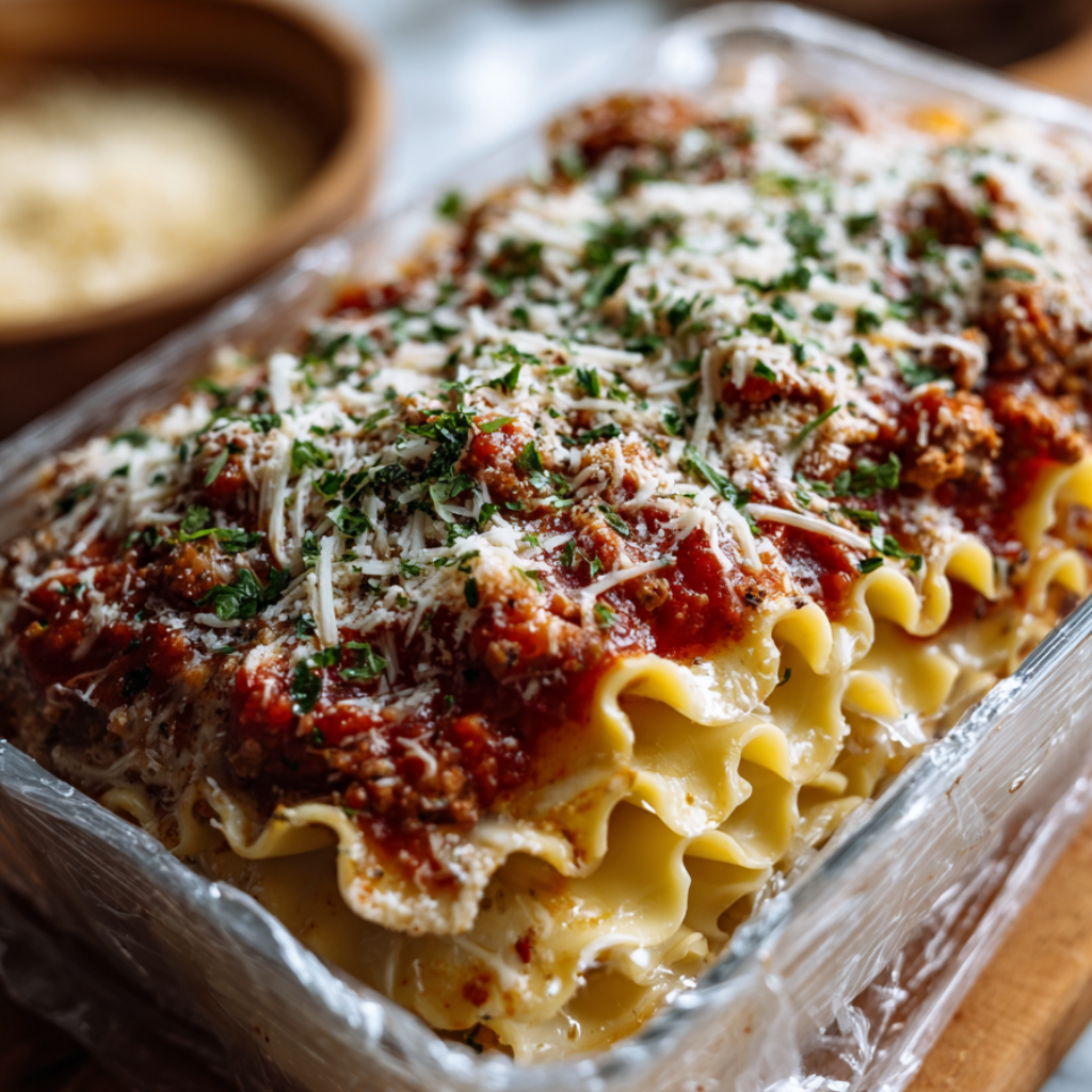 Freezer Lasagna-unbaked
