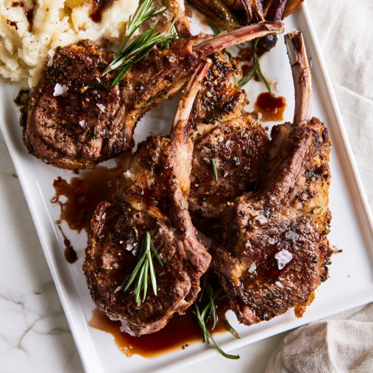 Garlic Herb Lamb Chops Recipe