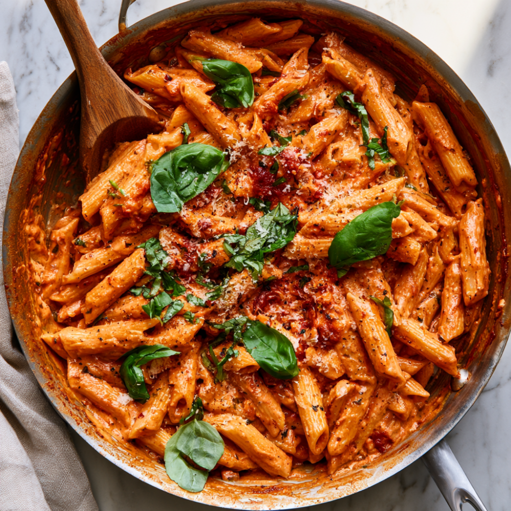 Gigi Hadid Pasta Recipe — High Protein Vodka Pasta-one pot