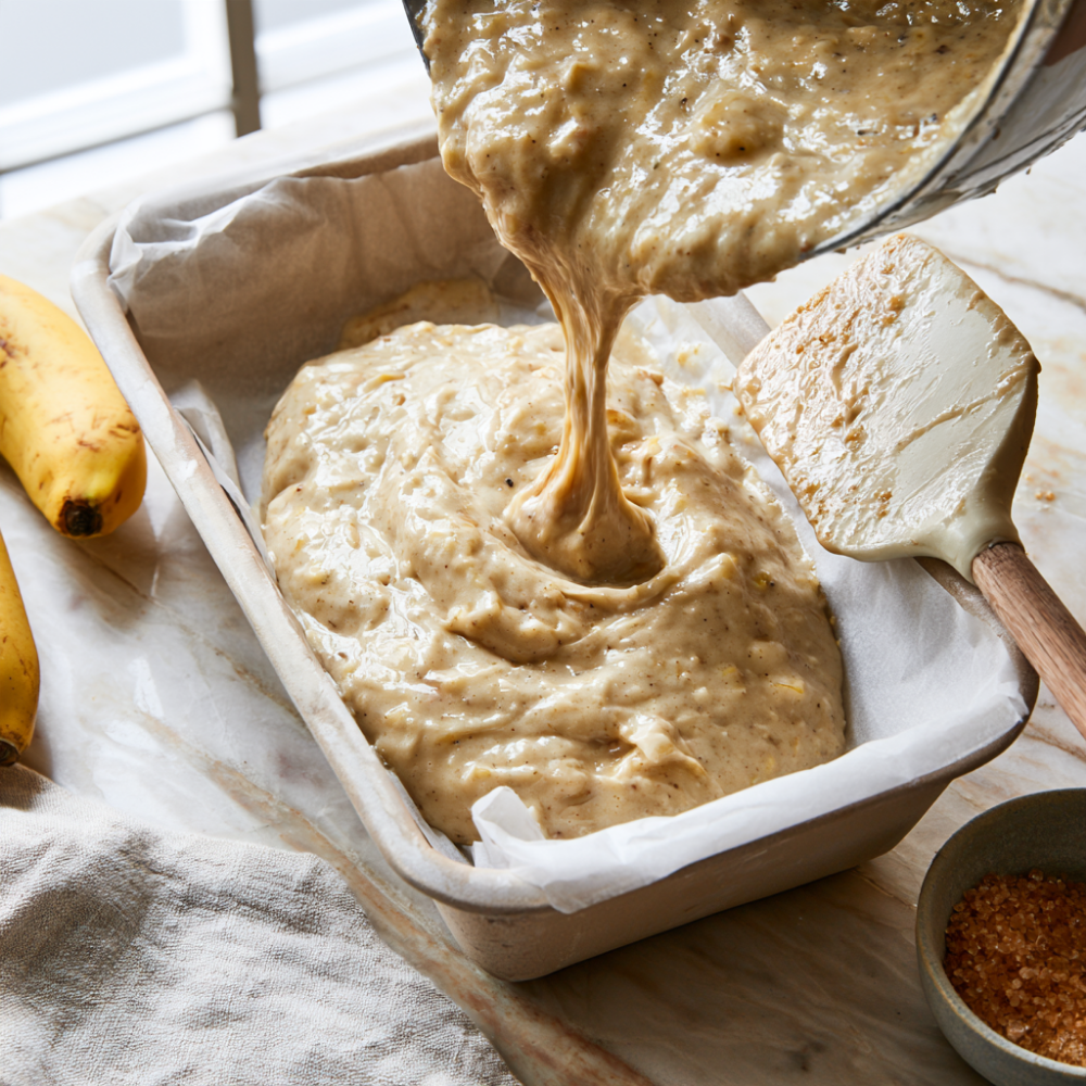 Gluten Free Banana Bread Recipe-batter
