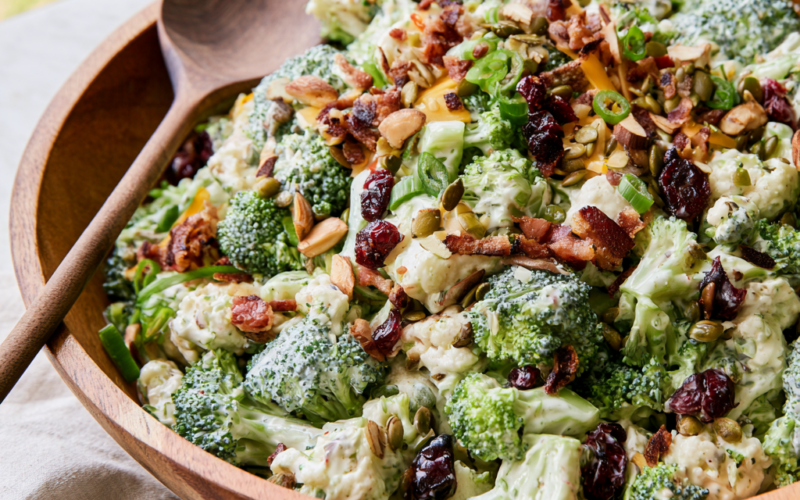 Broccoli Cauliflower Salad Recipe