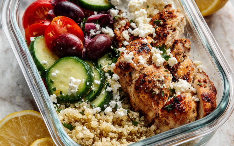 Greek Bowl Meal Prep