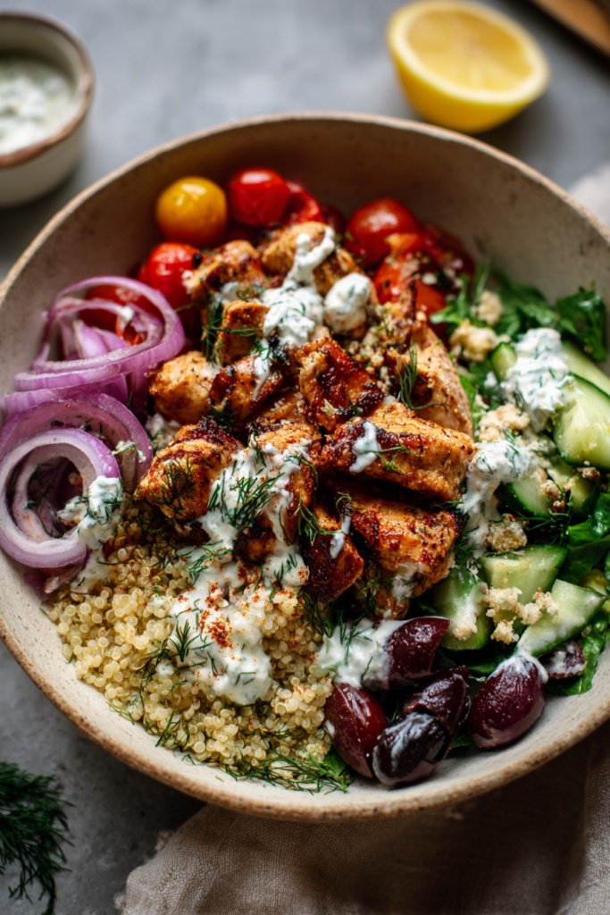 Greek Chicken Power Bowl Recipe