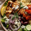 Greek Chicken Power Bowl Recipe-closeup