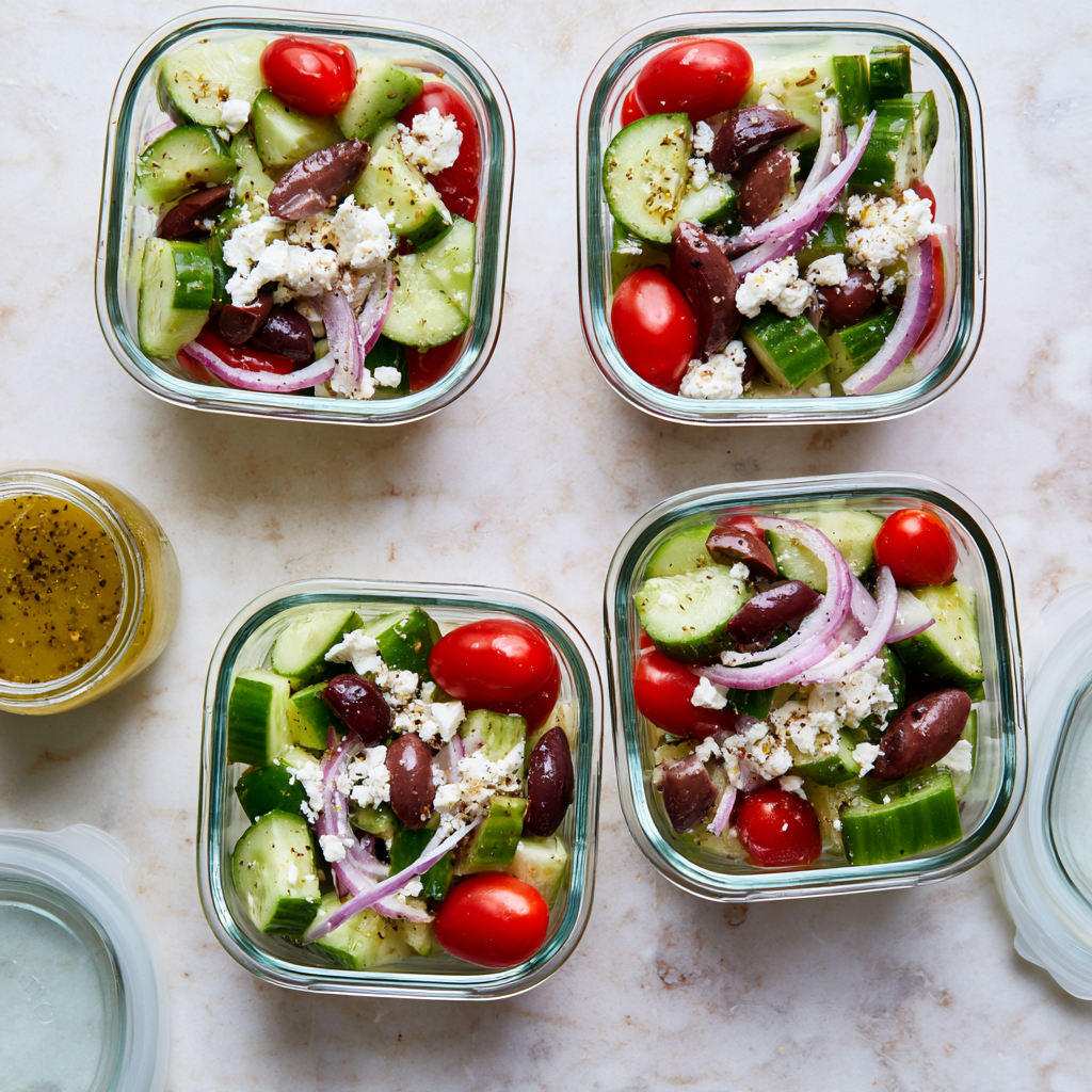 Greek Salad Dressing Recipe-Meal Prep Dressings