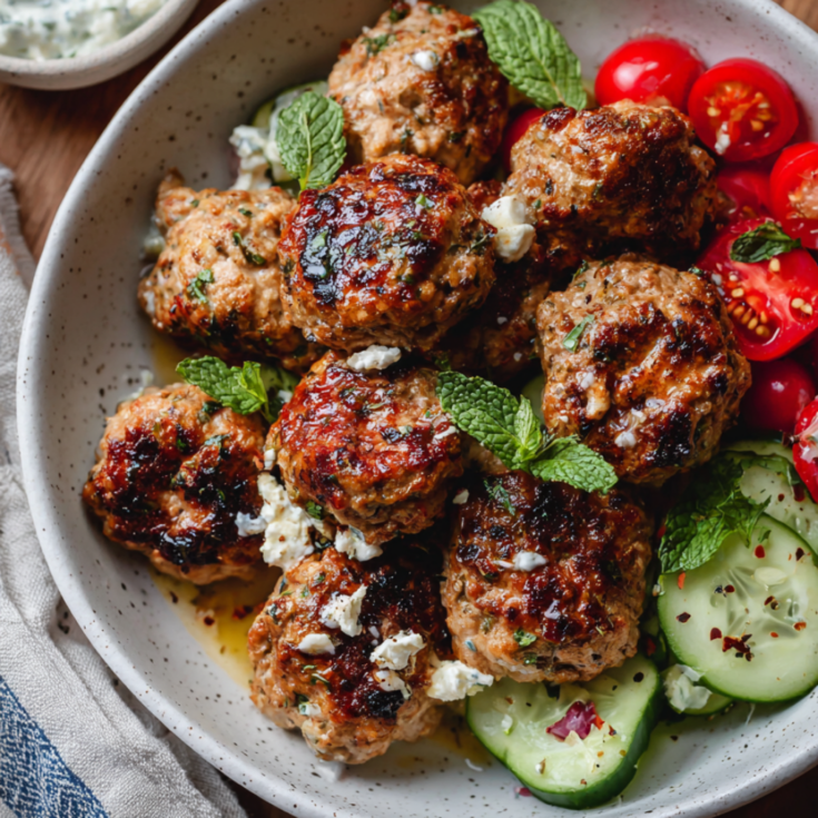 Greek Turkey Meatballs