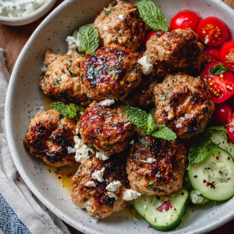 Greek Turkey Meatballs