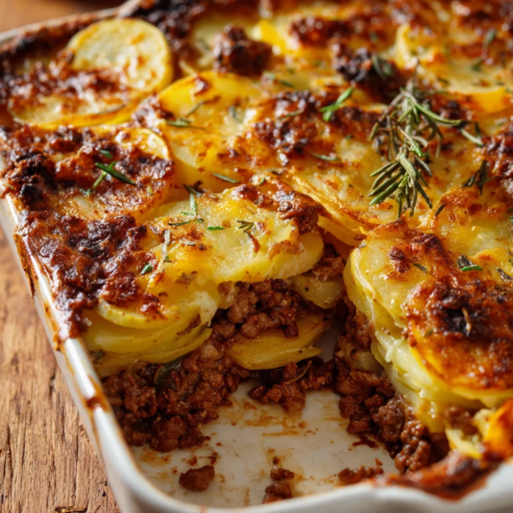 Ground Beef Potato Casserole