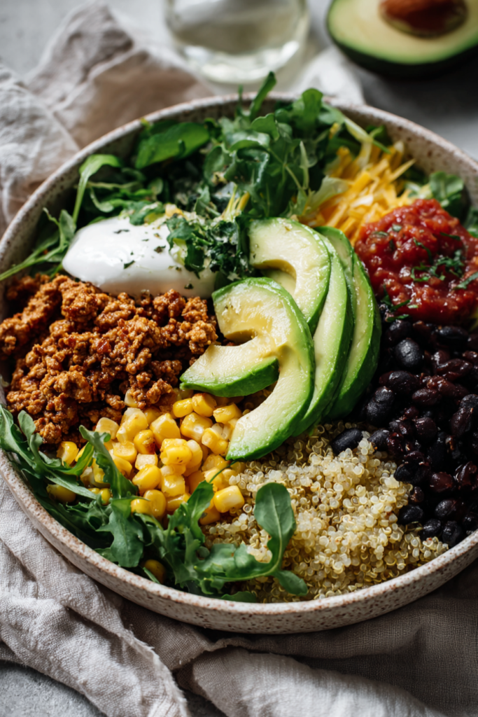 Ground Turkey Quinoa Power Bowl