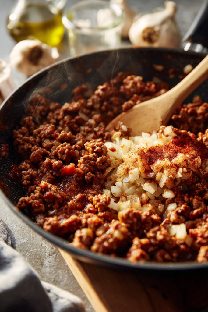Ground Turkey Quinoa Power Bowl-cooking ground turkey