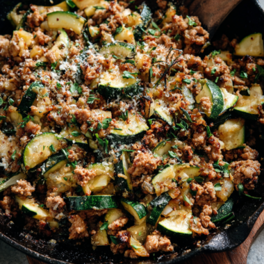 Ground Turkey Skillet With Zucchini