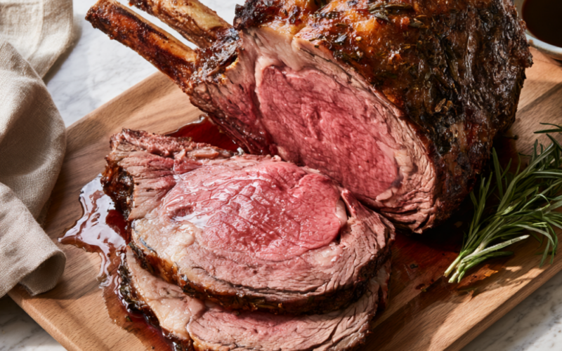 Herb Butter Prime Rib Roast