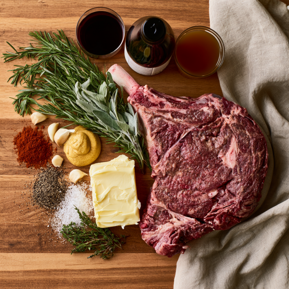 Herb Butter Prime Rib Roast-Ingredients