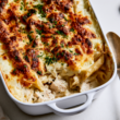 High Protein Chicken Alfredo Bake Recipe