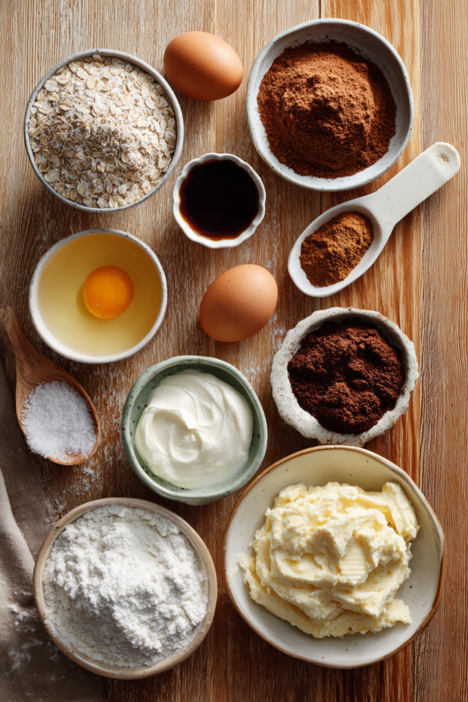 High-Protein Cinnamon Roll Pancakes-ingredients