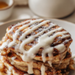 High-Protein Cinnamon Roll Pancakes-plated