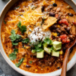 High-Protein Crockpot Taco Soup-closeup