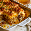 High Protein Hash Brown Cheesy Potato Casserole