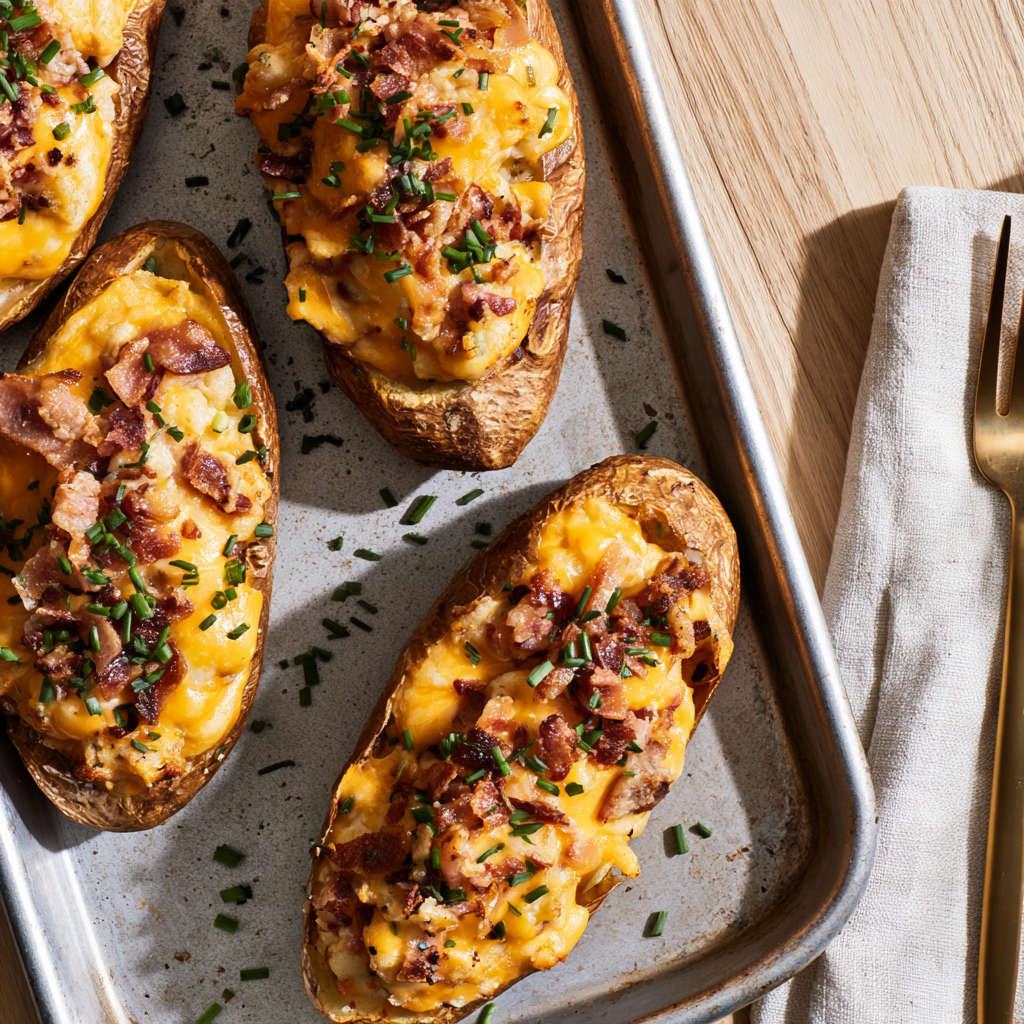 High-Protein Loaded Baked Potatoes