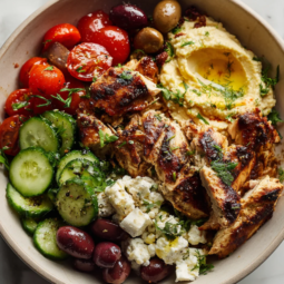 High-Protein Mediterranean Chicken Bowl