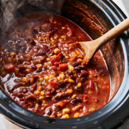 High-Protein Vegan Chili Crockpot Recipe