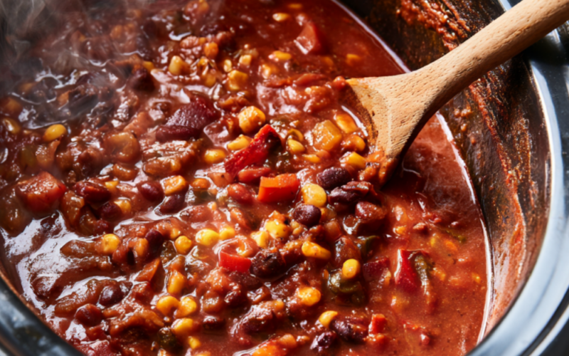 High-Protein Vegan Chili Crockpot Recipe