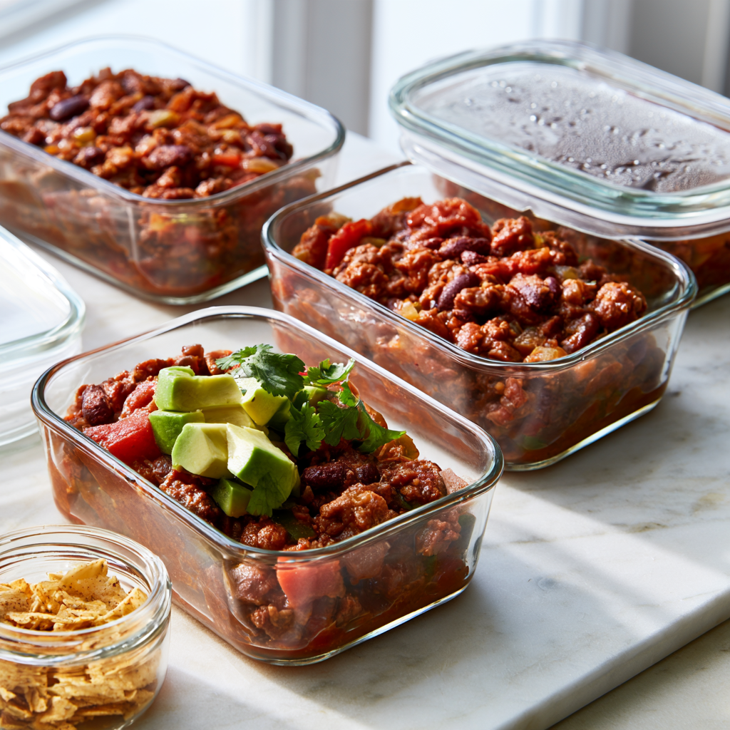 High-Protein Vegan Chili Crockpot Recipe-meal prep