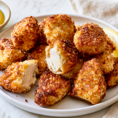 Homemade Chicken Nugget Recipe-plated