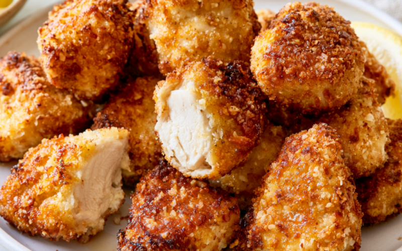 Homemade Chicken Nugget Recipe-plated