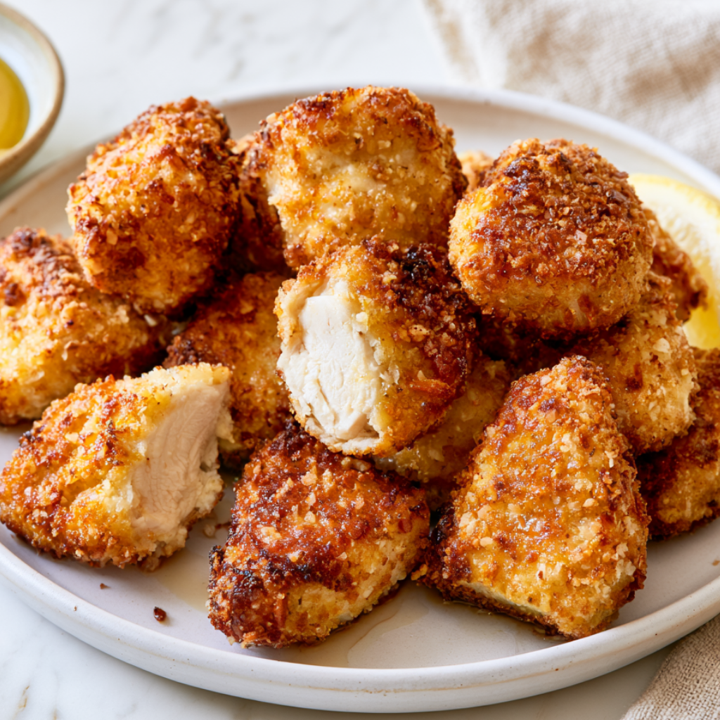 Homemade Chicken Nugget Recipe-plated