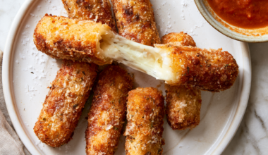 Homemade Mozzarella Sticks-Cheese Snack