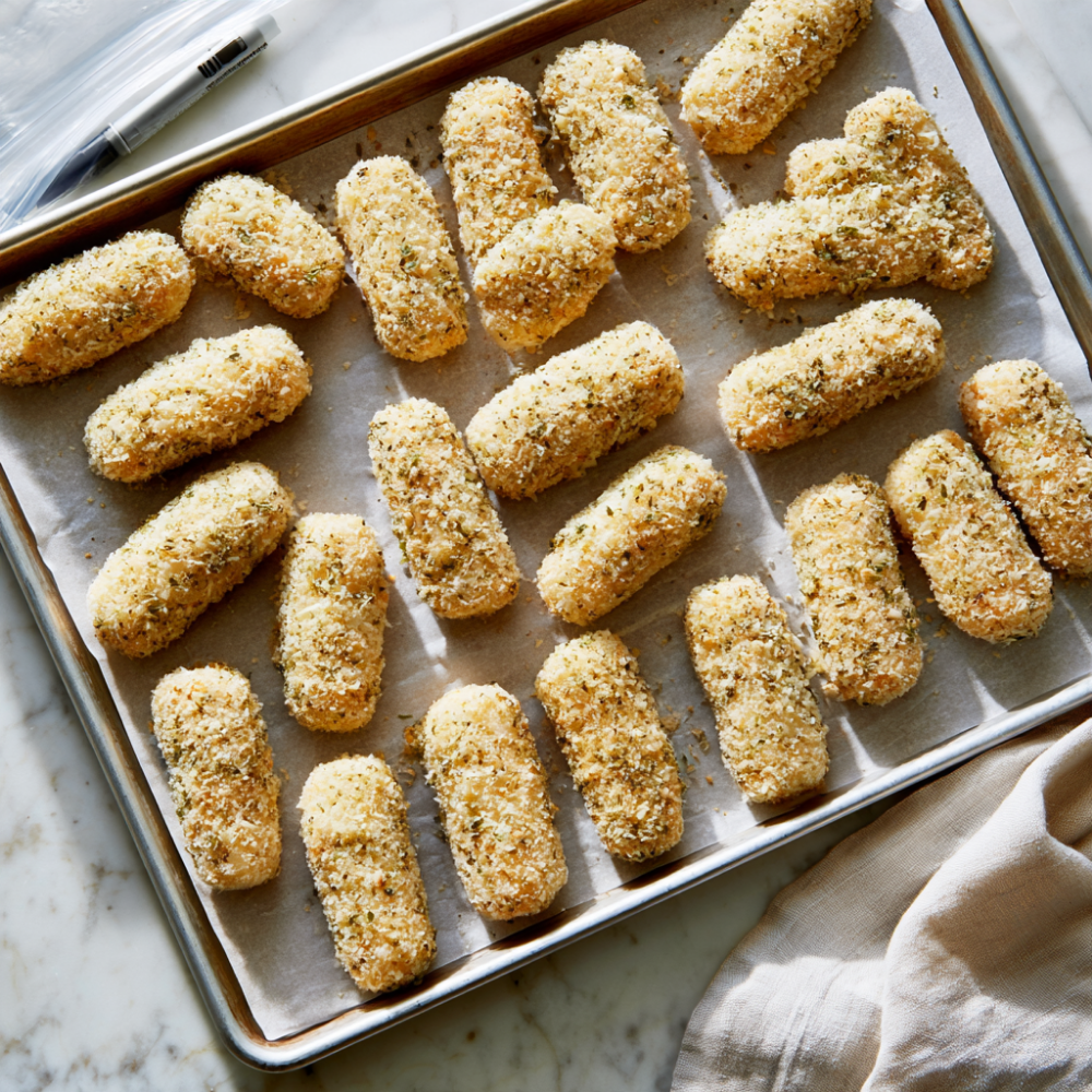 Homemade Mozzarella Sticks-Freezing