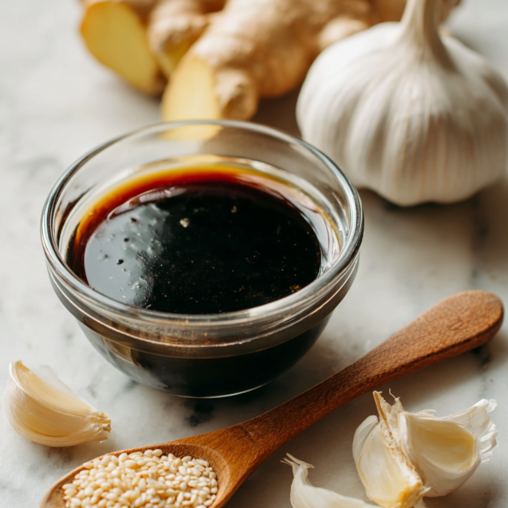 Homemade Teriyaki Sauce-with aromatics