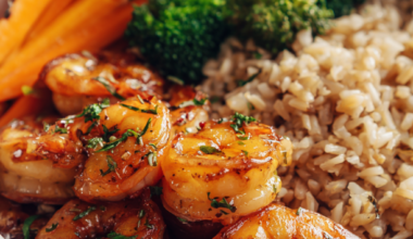 Honey Garlic Shrimp and Broccoli Recipe-bowl