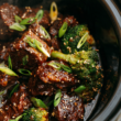 Honey Garlic Steak Bites Crockpot Recipe