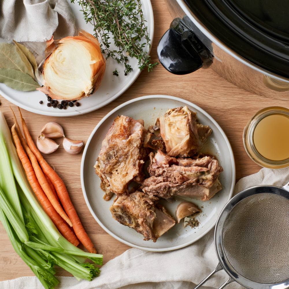 How to Make Bone Broth in a Crockpot-beef