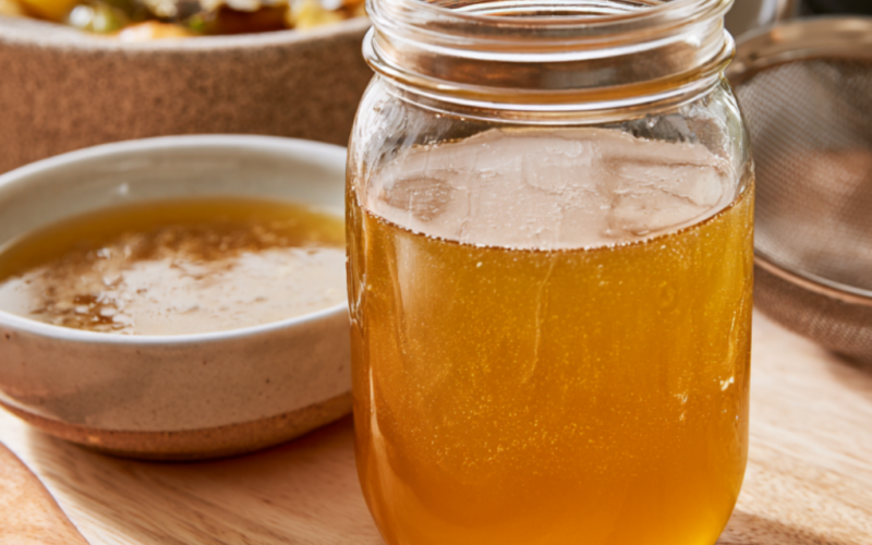 How to Make Bone Broth in a Crockpot-bone broth storage