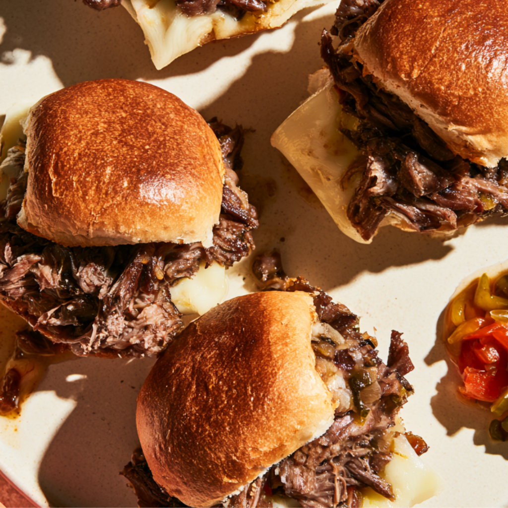 Italian Beef Crockpot-sliders
