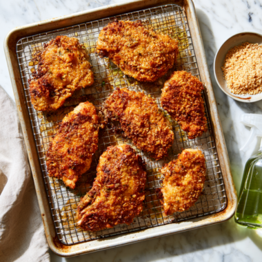 Italian Chicken Cutlets-cooling rack